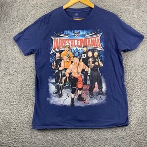 WWE WrestleMania‎ T-Shirt Wrestling Superstars Graphic Tee Mens Size L